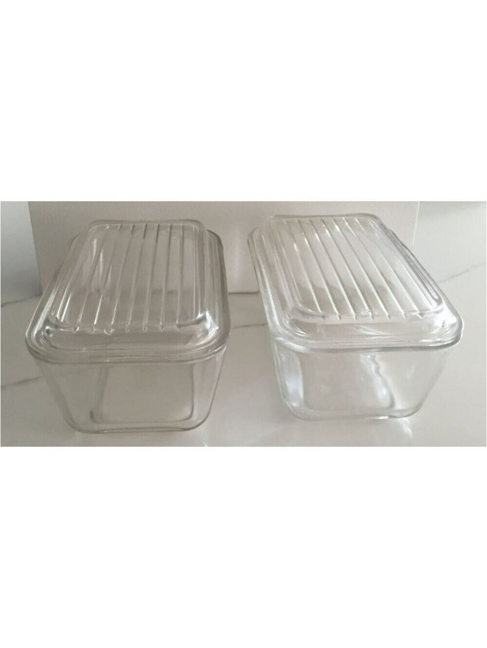Vintage Pyrex 1.5 Pint Refrigerator Dish Ovenware Ribbed Lid Vintage Fridgie 502
